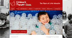 Desktop Screenshot of childrenstherapyclinic.com